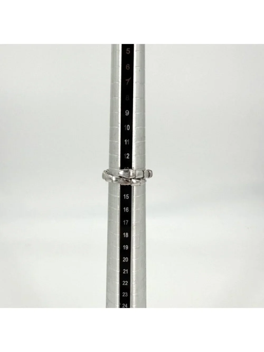 Bvlgari Ring Serpenti Viper 18k WG L White Gold Silver